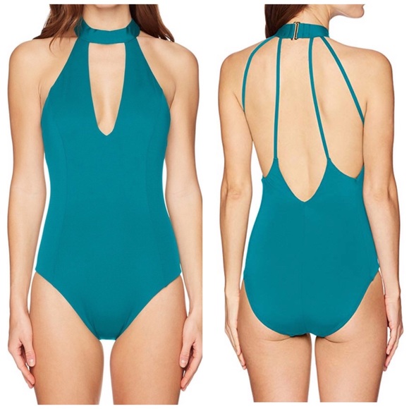 Laundry By Shelli Segal Other - NEW | Deep V Choker One Piece Swim Suit | Large